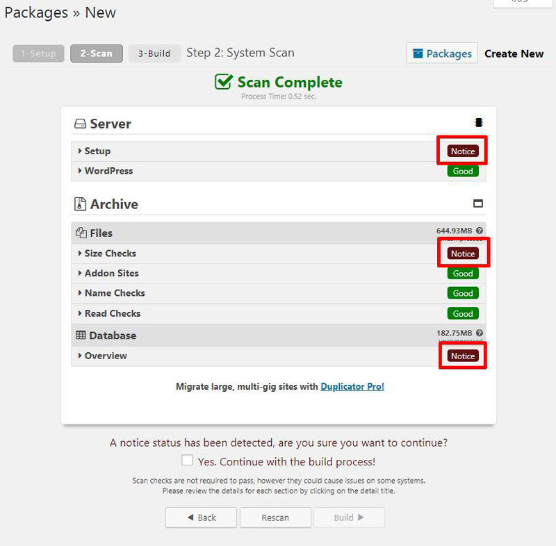 Duplicatorでテストサイトを作る方法